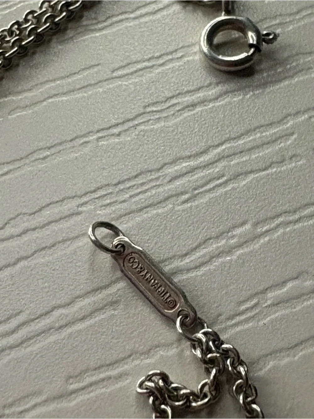 Tiffany & Co. Sterling Silver Double-Chain Infinity Bracelet